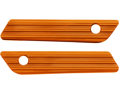 Arlen Ness Saddlebag Hinge Covers | 10-Gauge | '14–'24 Bagger