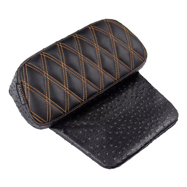 AdvanBlack Raptor Small Backrest Pad with Custom Stitching for Harley Touring