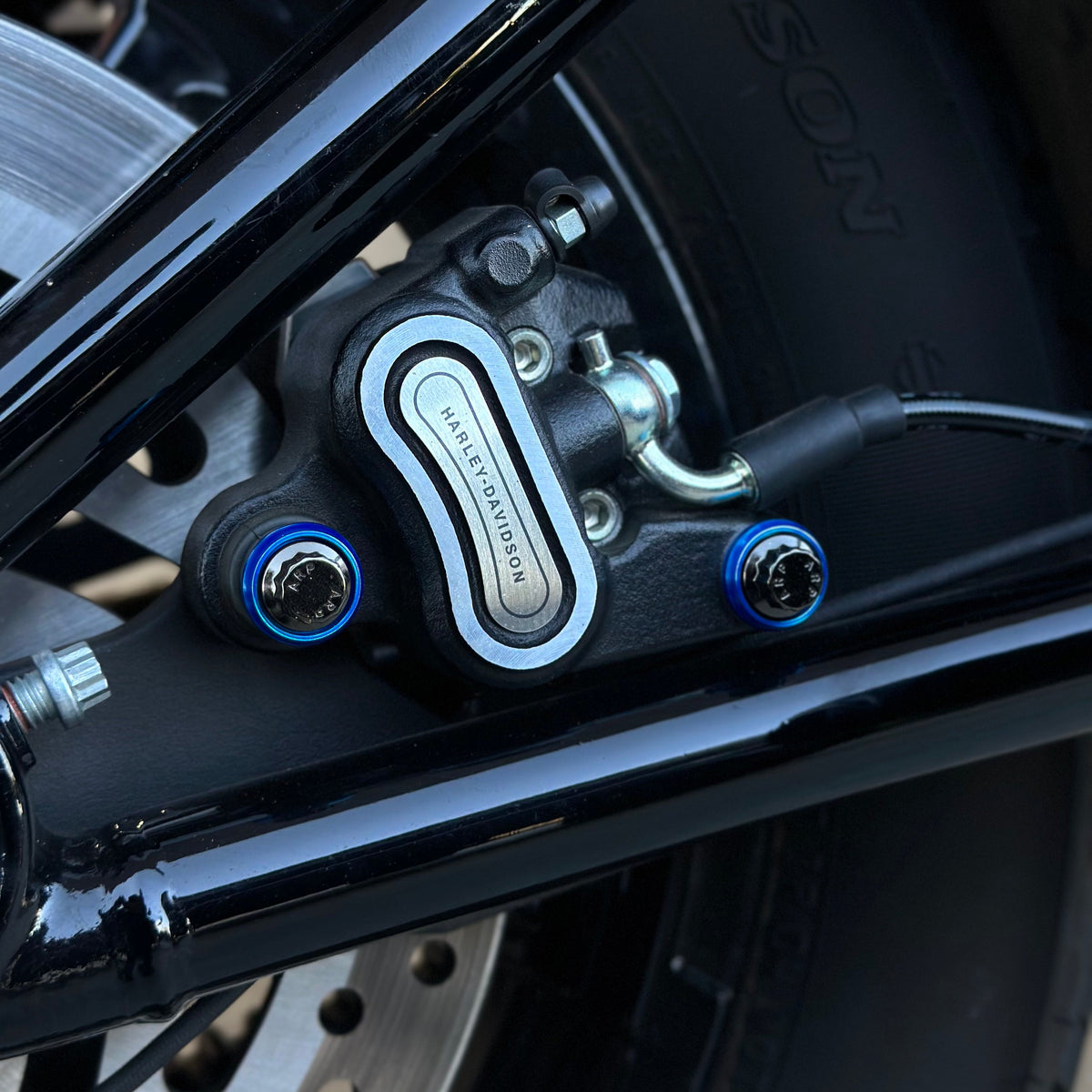 M8 Softail Rear Caliper ARP Bolt Kit