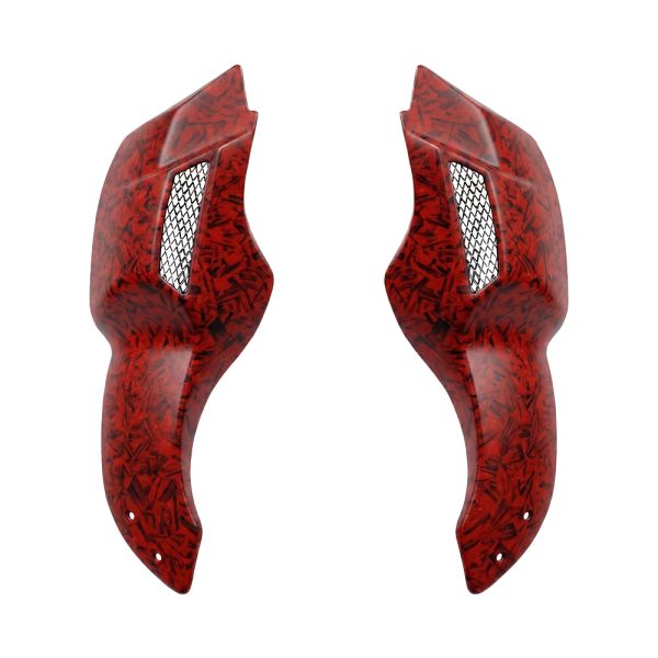 AdvanBlack Daybrake Carbon Fiber Lower Leg Fairing for '12-'17 Dyna Low Rider, Street Bob & '18-Later Softail Low Rider S/ ST, Street Bob