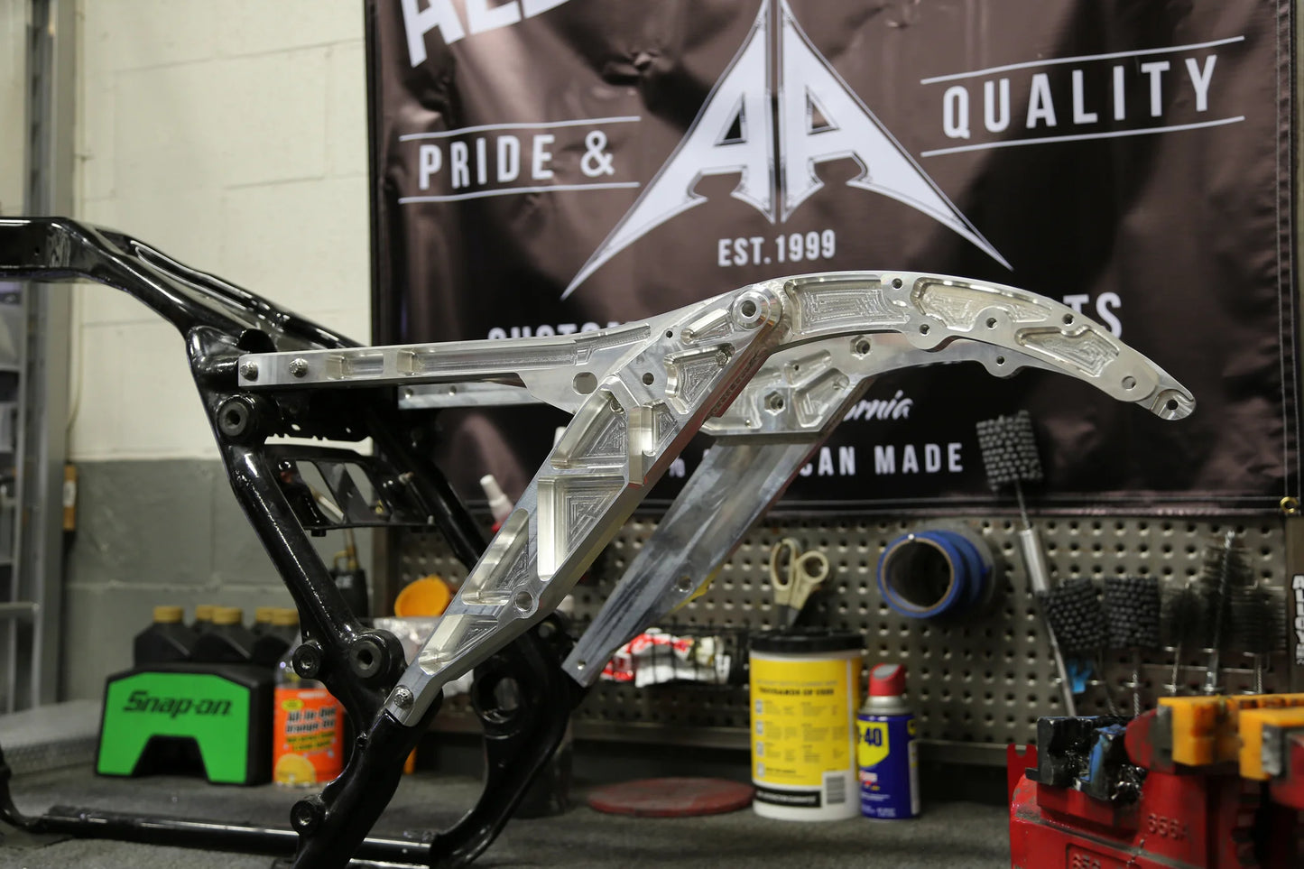 Billet Bagger Rear Subframe | 09 - 2024 | Harley Davidson Bagger ...