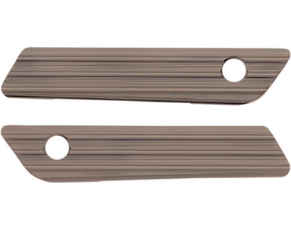 Arlen Ness Saddlebag Hinge Covers | 10-Gauge | '14–'24 Bagger