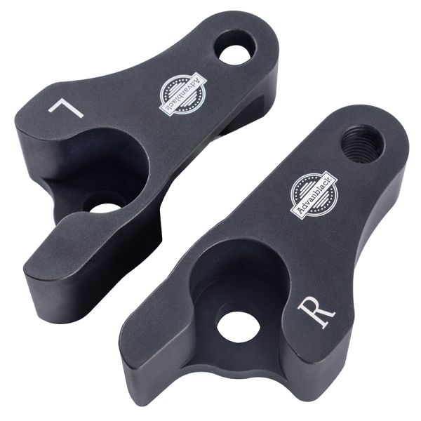 AdvanBlack 2 Inch Lowering blocks Kit for Harley Touring Models 2009-2025