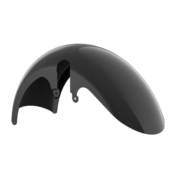 AdvanBlack Color-Matched 18" Wide Fat Tire Front Fender for '23.5Up Harley Touring