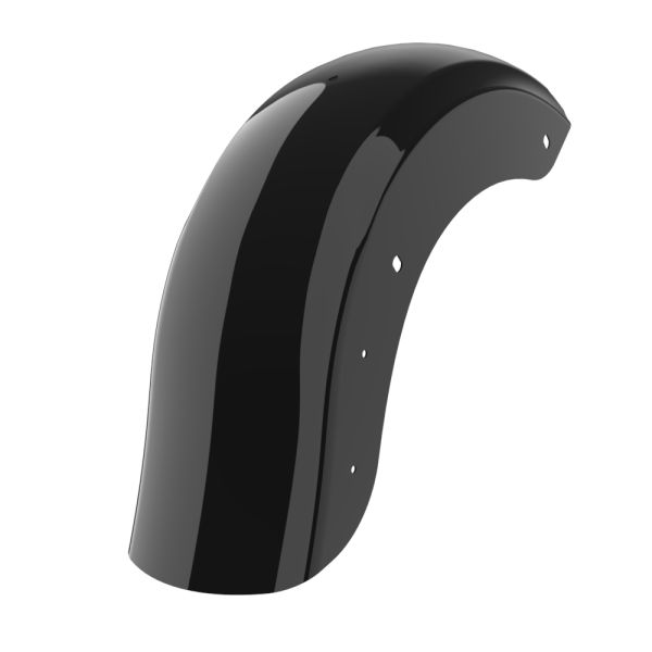 AdvanBlack Color Matched Holeshot 1.0 Chopped Rear Fender for '09-'23 Harley Touring
