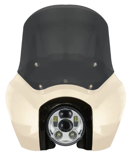 OG Softail Low Rider S Complete T-Sport Fairing Kit - White Sand Pearl