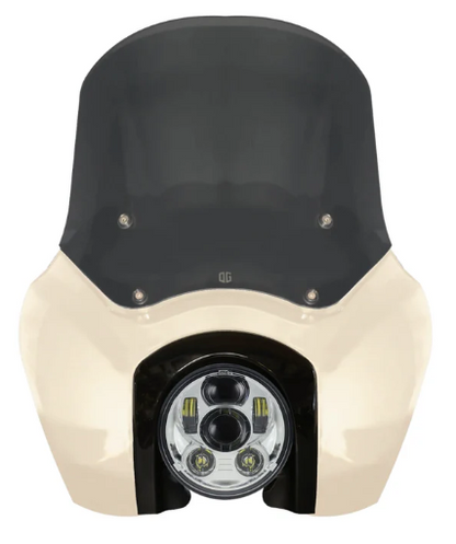 OG Softail Low Rider S Complete T-Sport Fairing Kit - White Sand Pearl