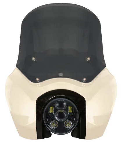 OG Softail Low Rider S Complete T-Sport Fairing Kit - White Sand Pearl