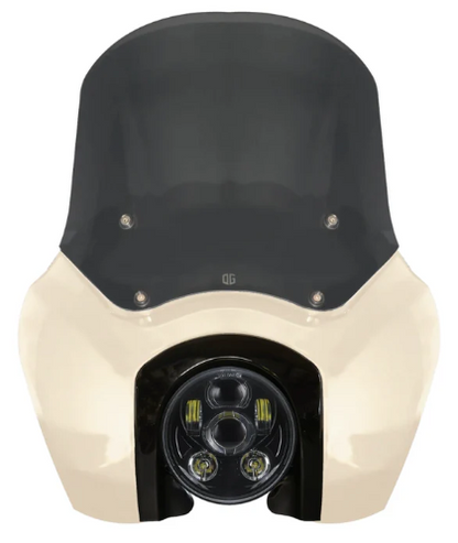 OG Softail Low Rider S Complete T-Sport Fairing Kit - White Sand Pearl