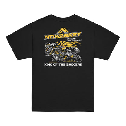 Youth Nowaskey King of the Baggers race tee